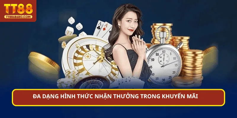 Đa dạng hình thức nhận thưởng trong khuyến mãi